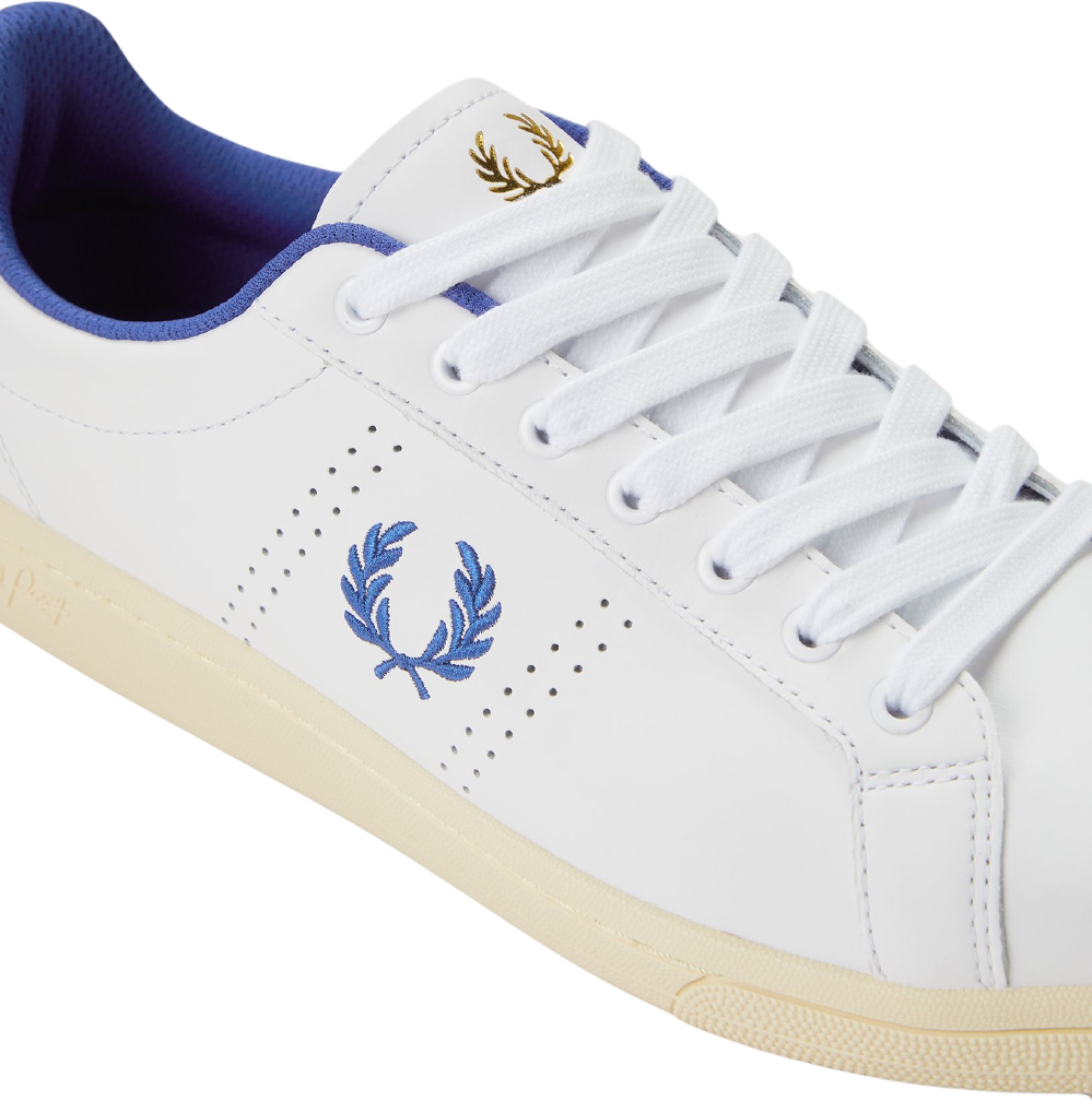 Fred Perry B721 Leather White