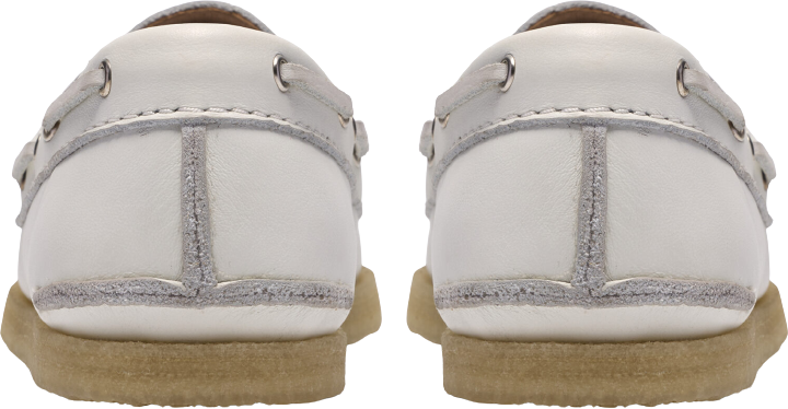 Clarks Originals Godney Boat D White Grain Lea