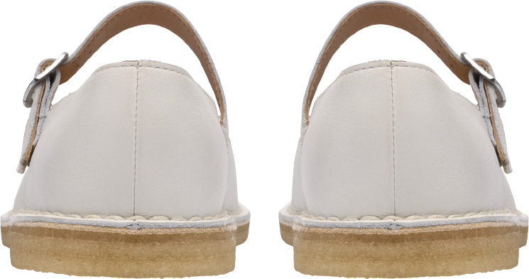 Clarks Originals Desert Jane D White Leather