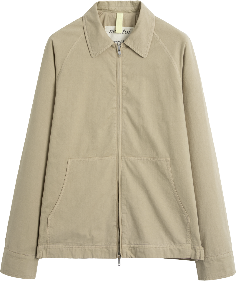 Brixtol Textiles Carter Twill Washed Khaki