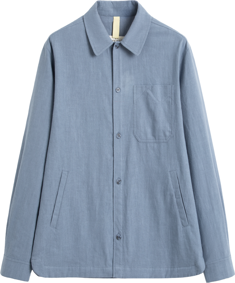 Brixtol Textiles Frank Linen Dusty Blue