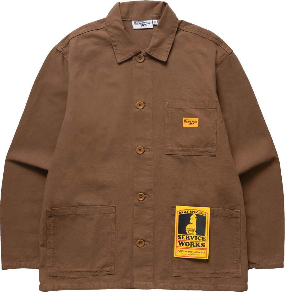 Service Works Canvas Chore Shirt Bark
