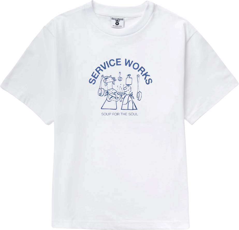 Service Works Soup For the Soul Tee White