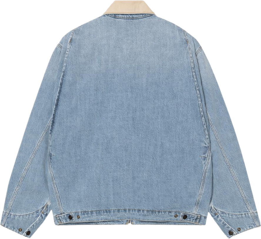 Carhartt WIP OG Detroit Jacket Blue/Dusty H Brown Burst Wash