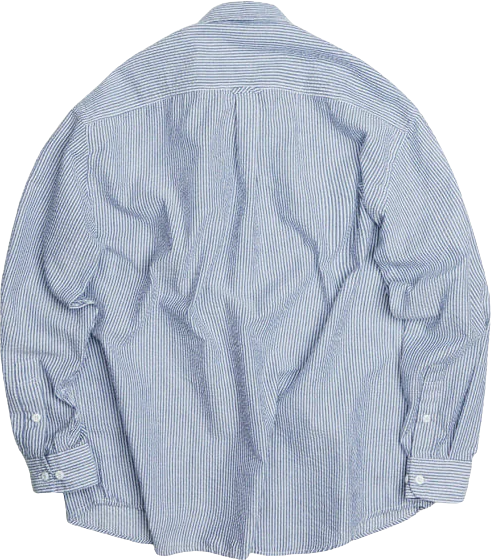 FrizmWorks OG Stripe Seersucker Shirt Blue