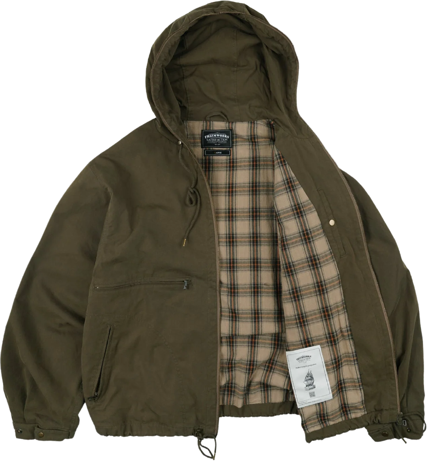 FrizmWorks Sailing Hooded Parka Olive