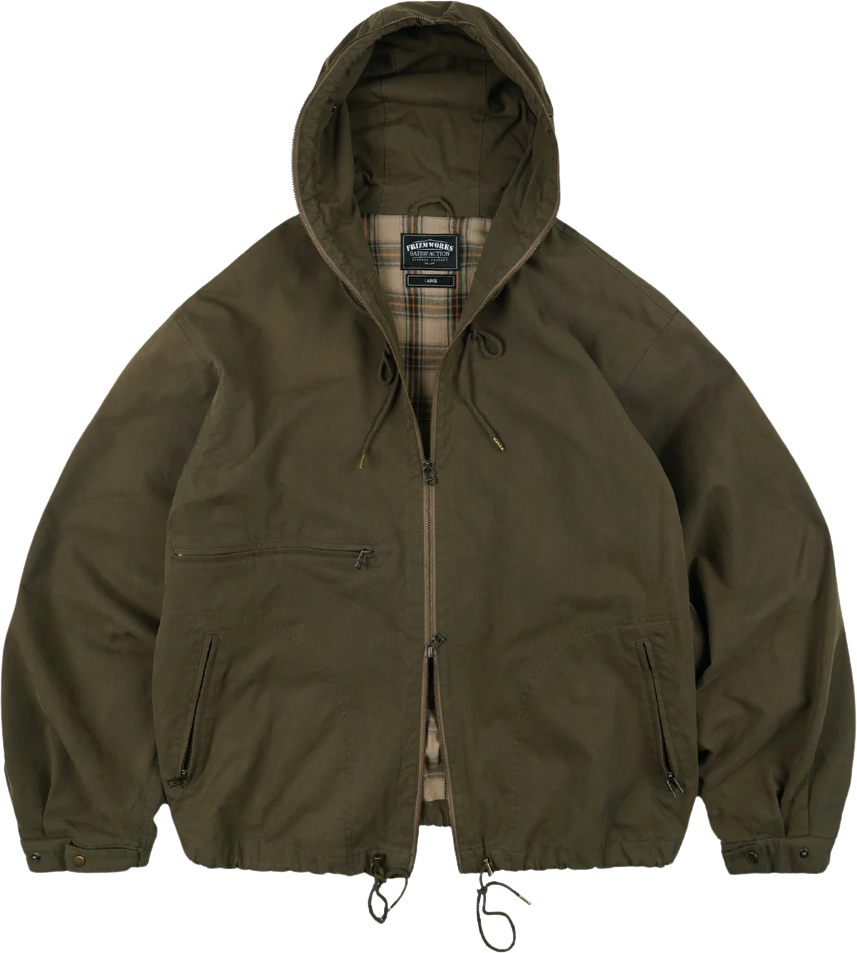 FrizmWorks Sailing Hooded Parka Olive