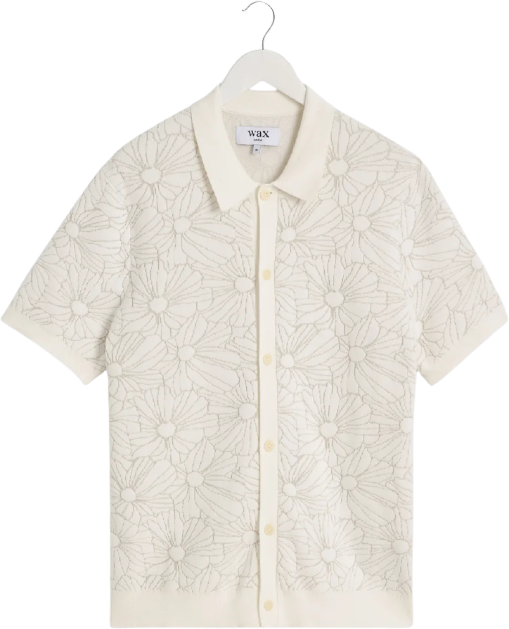 Wax London Tellaro S/S Shirt Ecru/Natural