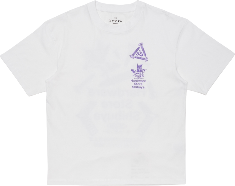 Edwin Hardware Store Shibuya T-Shirt White