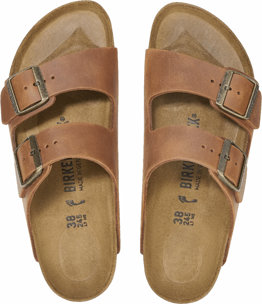 Birkenstock Arizona Oiled Leather Cognac Normal