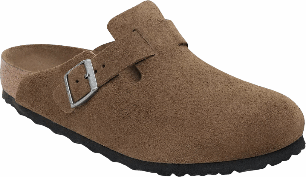Birkenstock Boston SFB Suede Dark Tea Tonal Normal