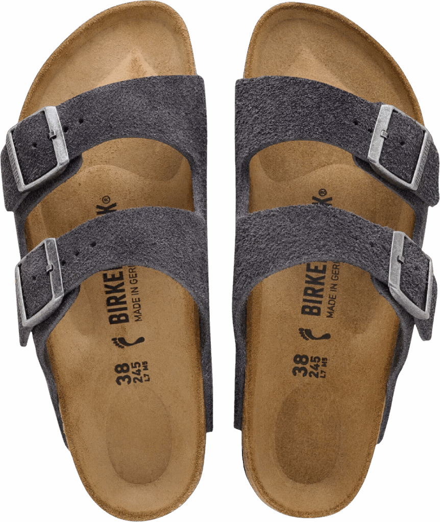 Birkenstock Arizona Suede Charcoal Smal
