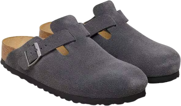 Birkenstock Suede Charcoal Smal