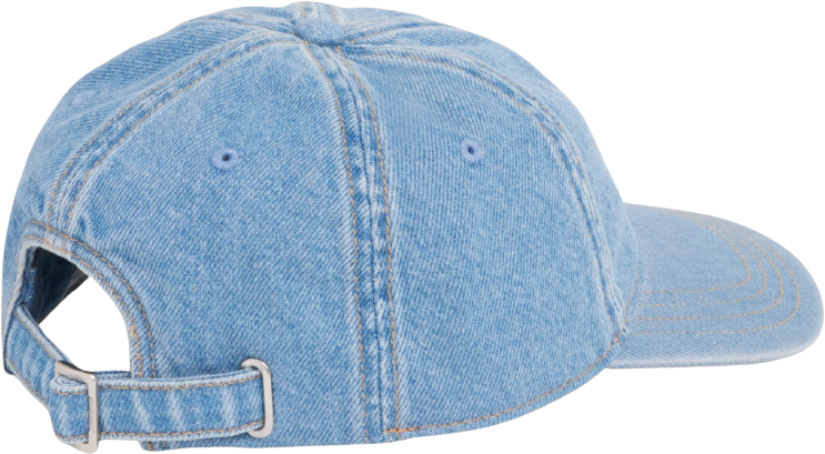 Lacoste Cotton Denim Cap Washed Bleach Blue