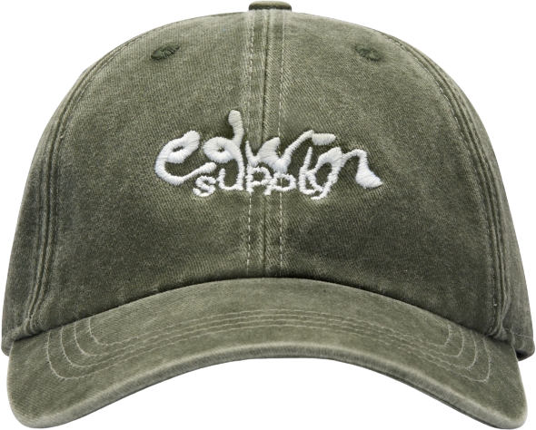 Edwin Soft Washed 6 Panel Cap Mediterranea