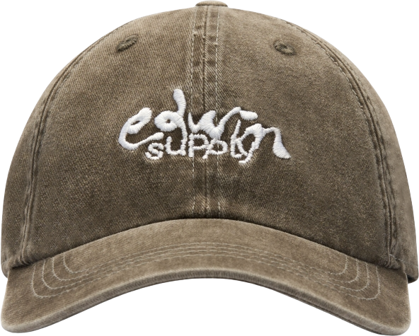 Edwin Soft Washed 6 Panel Cap Brown
