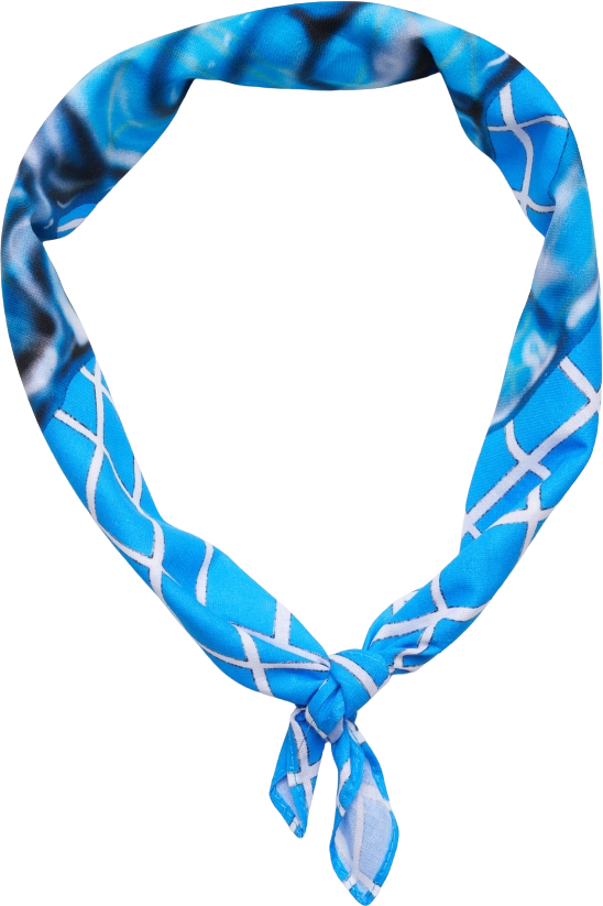 Edwin Miki Kim Bandana Blue