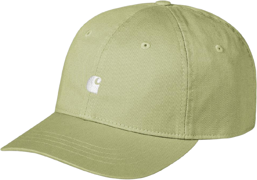 Carhartt WIP Madison Logo Cap Gentle Green/White