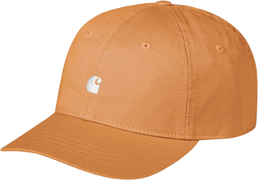 Carhartt WIP Madison Logo Cap Gentle Orange/White