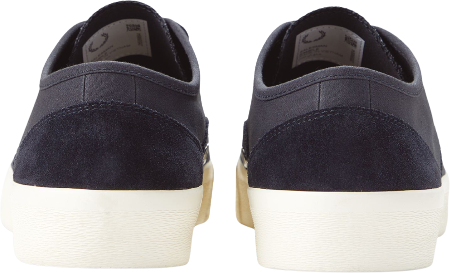 Fred Perry Hughes Canvas/Suede Navy/White/White