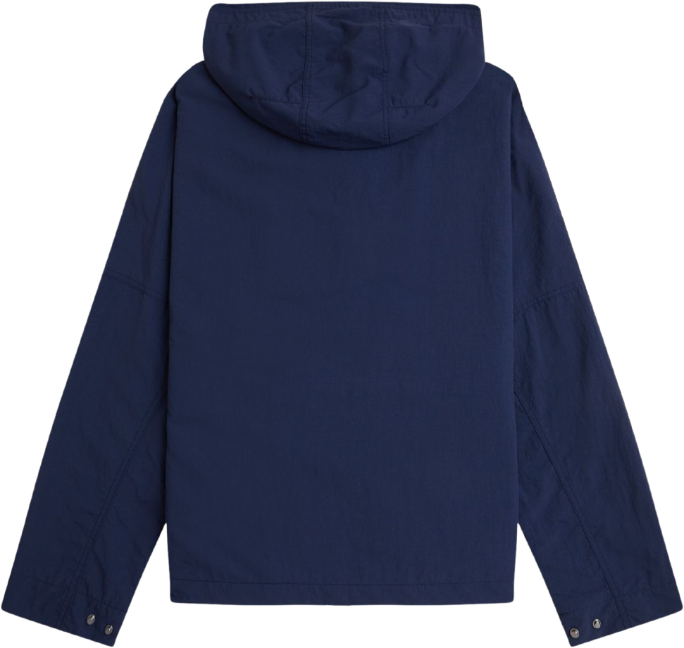 Fred Perry Cropped Ripstop Parka Tennis Blue