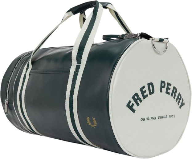 Fred Perry Classic Barrel Bag Grassroots/Ecru