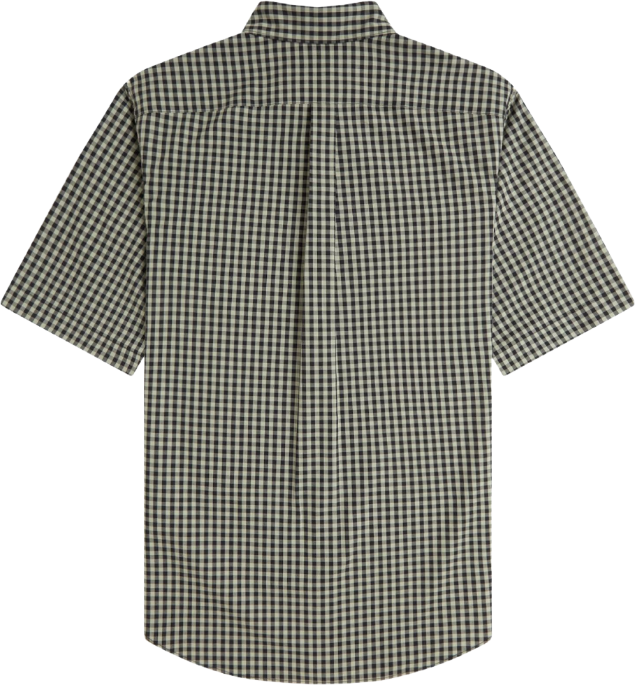 Fred Perry Gingham S/S Shirt Seagrass