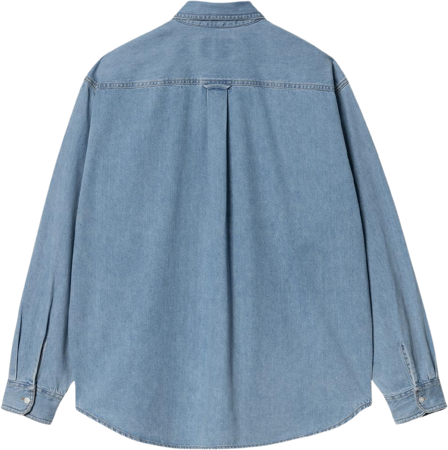 Carhartt WIP L/S Lucas Shirt Blue Bleached