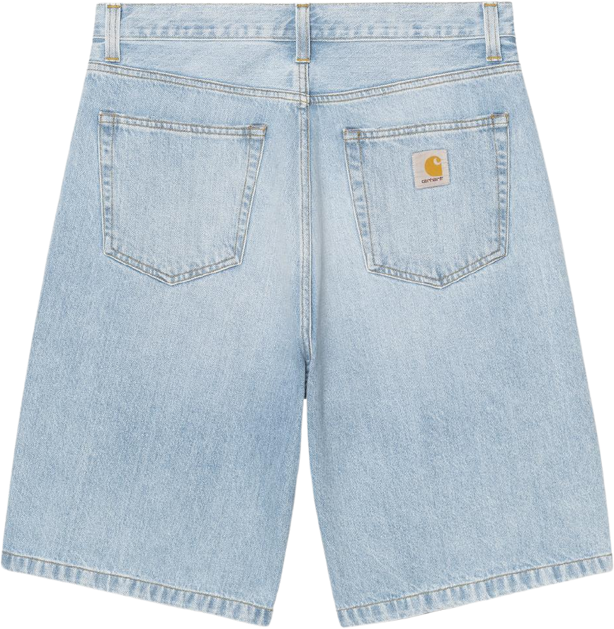 Carhartt WIP Landon Short Blue Heavy Worn Bleached