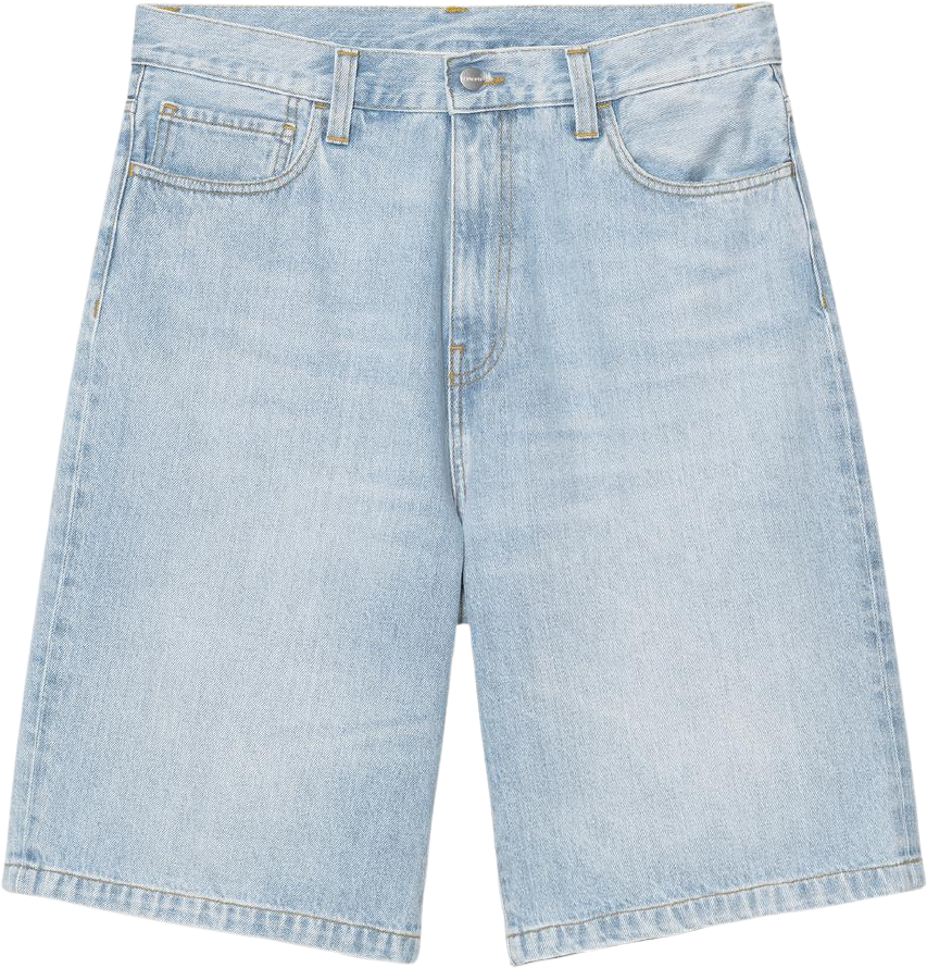 Carhartt WIP Landon Short Blue Heavy Worn Bleached