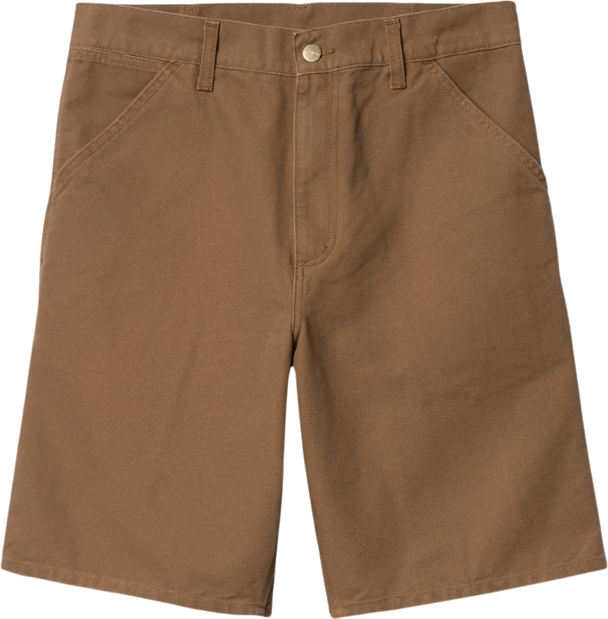 Carhartt WIP Single Knee Short Hamilton Brown Rinsed