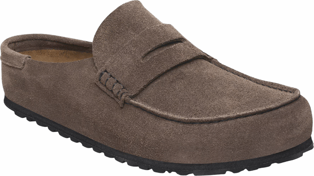 Birkenstock Naples Wrapped Suede Concretet Grey Normal