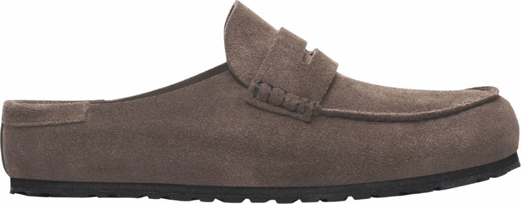 Birkenstock Naples Wrapped Suede Concretet Grey Normal