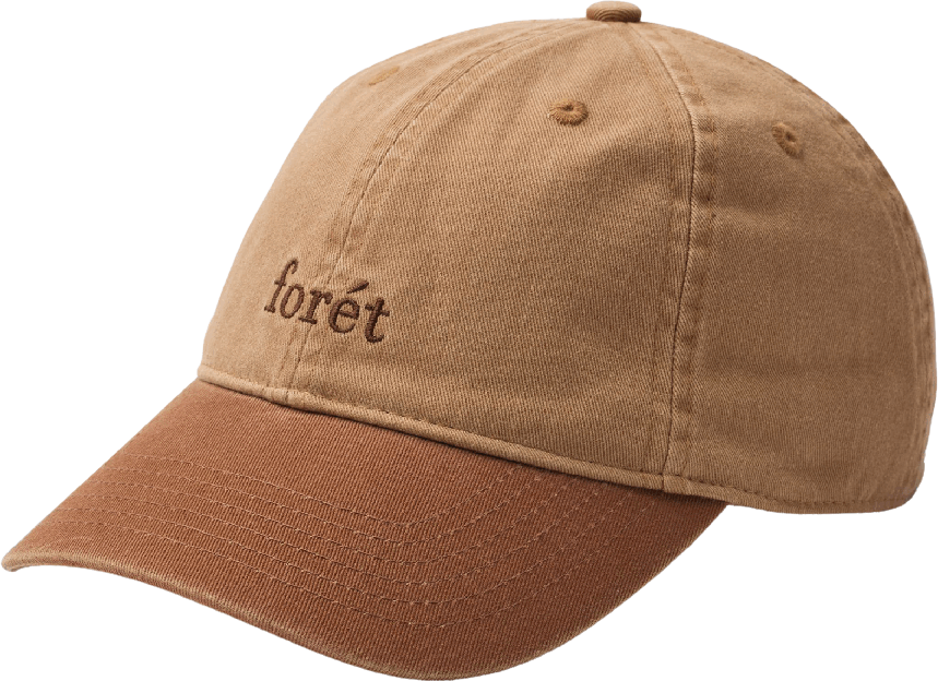 Forét Hawk Washed 2-Tone Cap Khaki/Brown