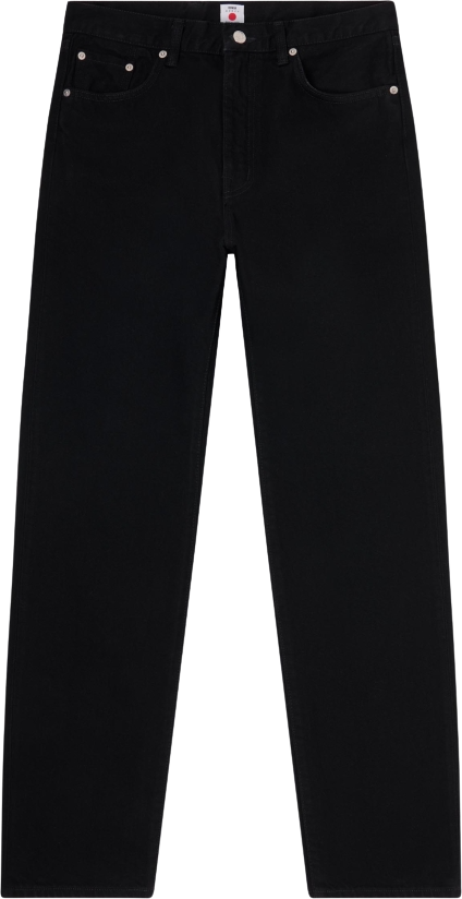 Edwin Regular Straight Jeans Black Unwashed