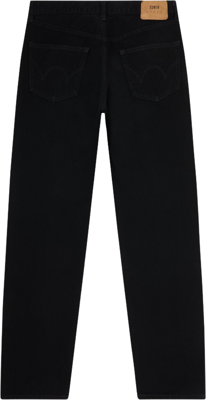 Edwin Regular Straight Jeans Black Unwashed