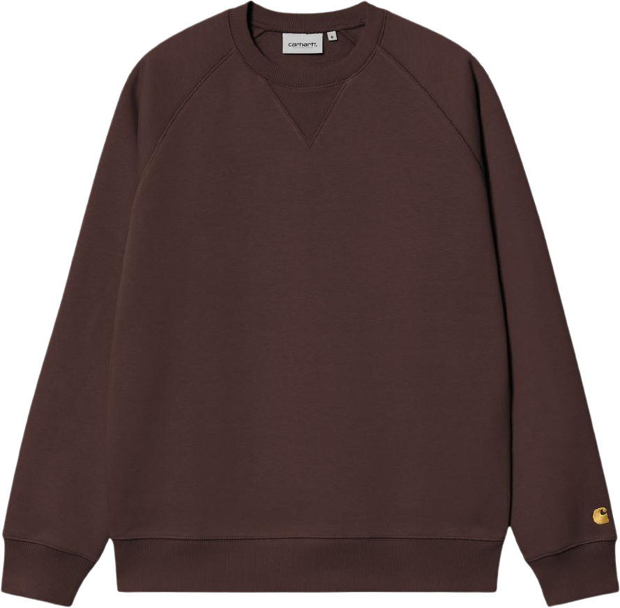 Carhartt WIP Chase Sweat Palisander/Gold