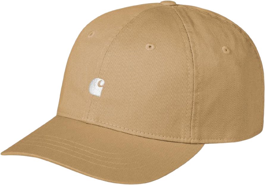 Carhartt WIP Madison Logo Cap WIP Dusty H Brown/White