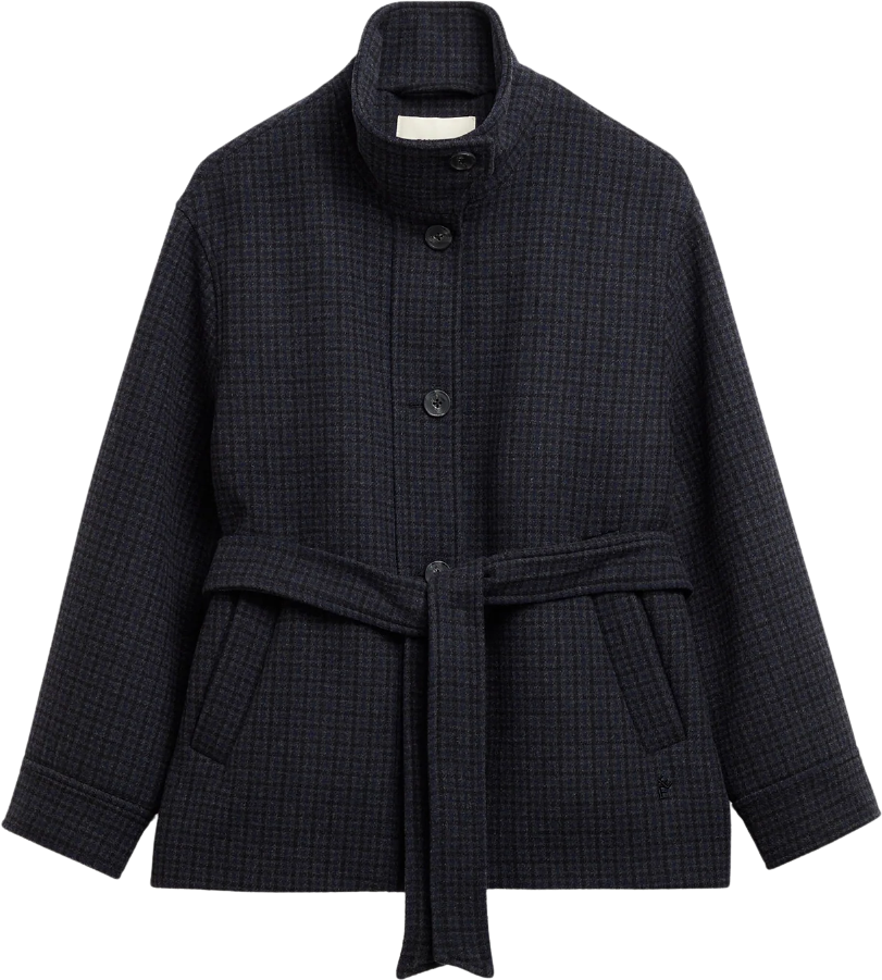 Elvine Alendra Wool Grey Check