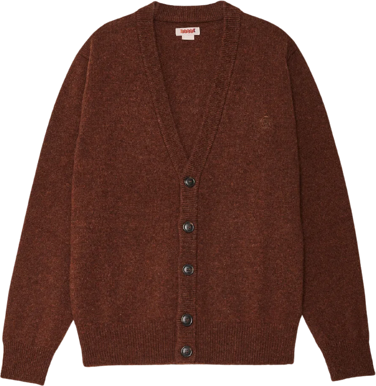 Baracuta Shetland Cardigan Slate Black