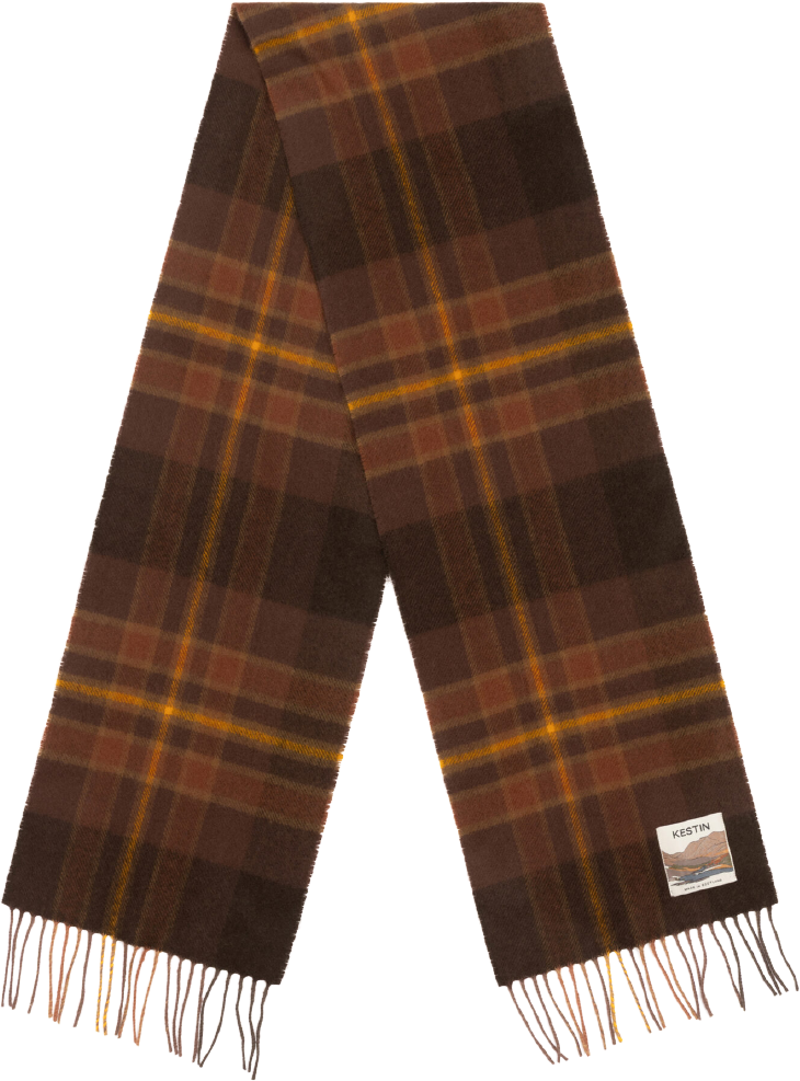 Kestin Gala Scarf Lambswool Peat