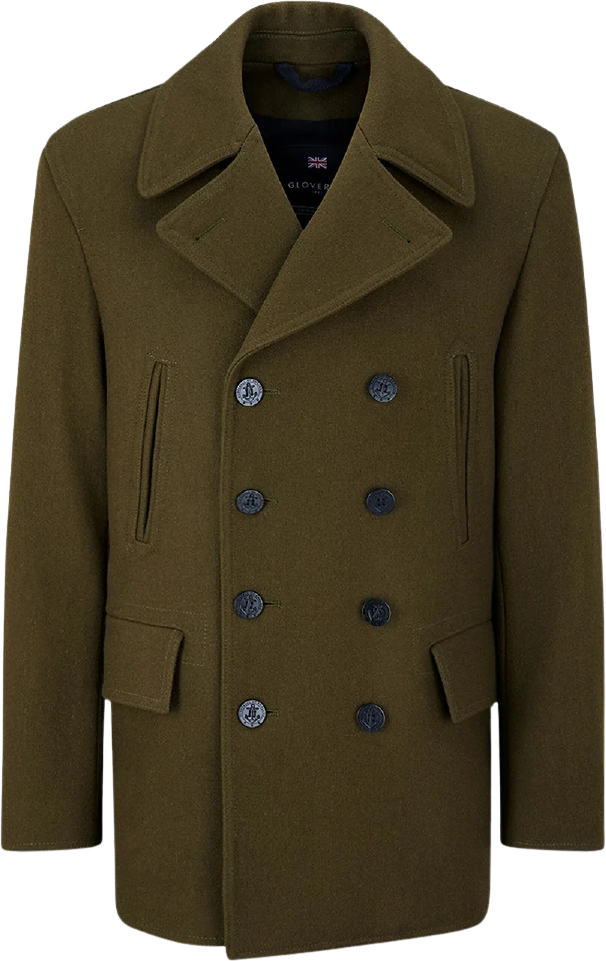 Gloverall Churchill Reefer Loden