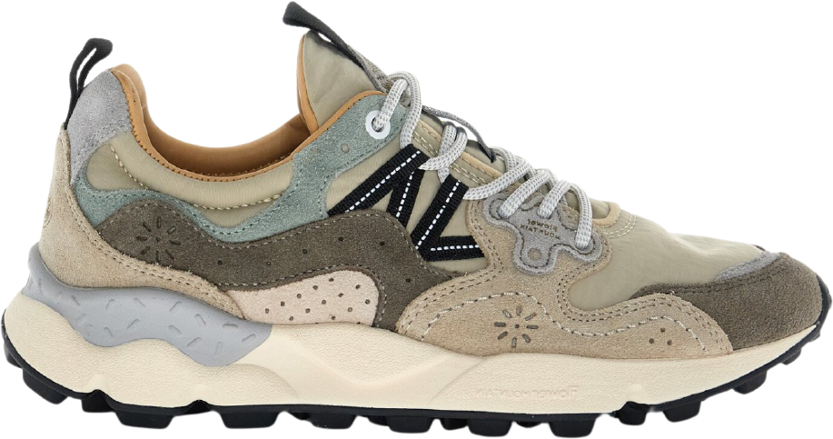 Flower Mountain Yamano 3 Uni Cow/Velour Sand/Beige/Taupe