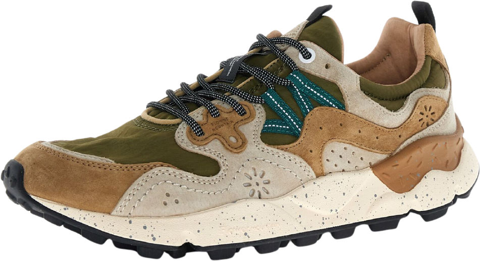 Flower Mountain Yamano 3 Man Suede/Nylon Cream/Brown/Taupe