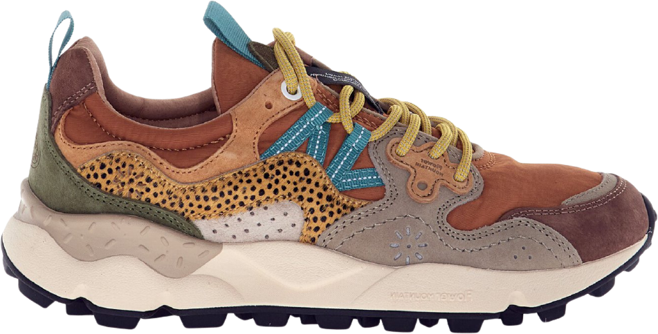 Flower Mountain Yamano 3 Uni Suede/Pony Hair/Nylon Dark Gry/Mud