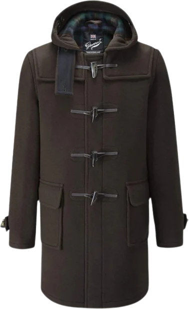 Gloverall Morris Duffle Brown Tartan