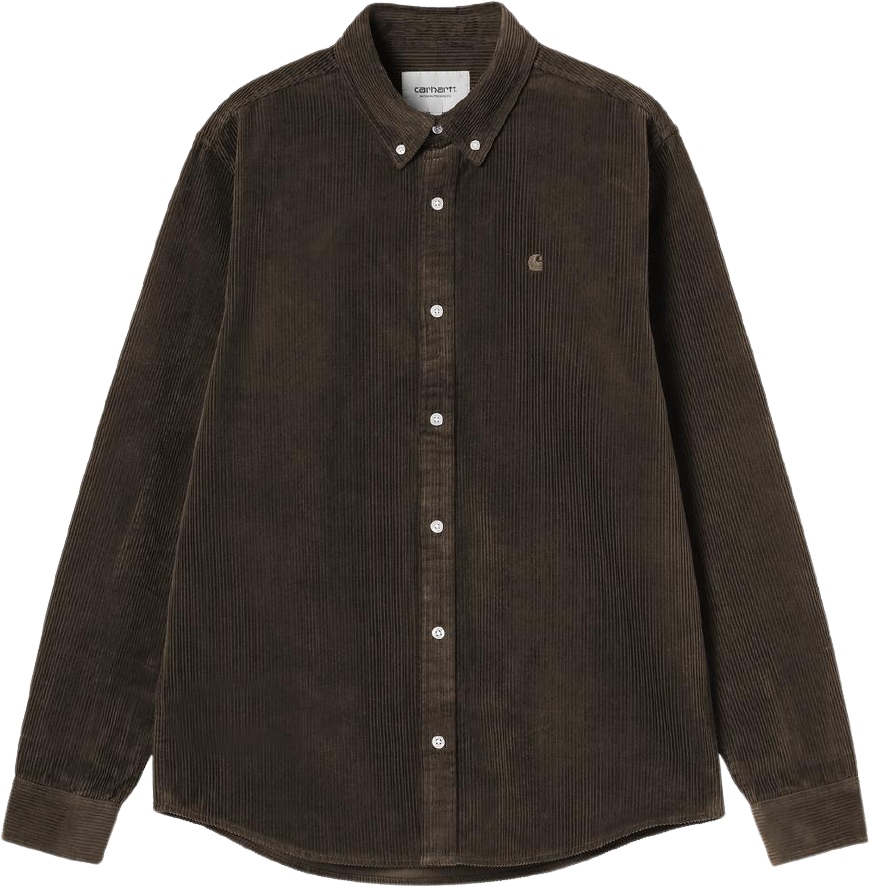 Carhartt WIP L/S Madison Cord Shirt Tobacco