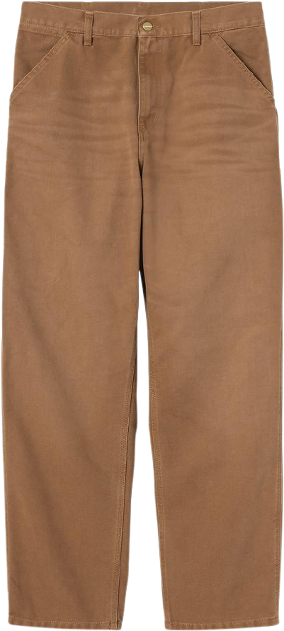 Carhartt WIP Single Knee Pant WIP H Brown Stone Canvas