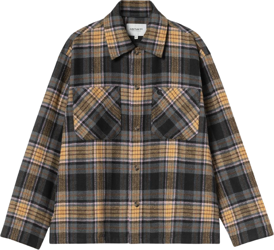 Carhartt WIP L/S Esterson Shirt Check Tobacco