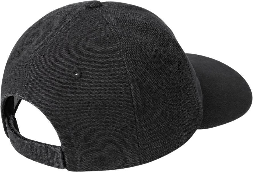 Carhartt WIP Canvas Cap Black Stone Washed
